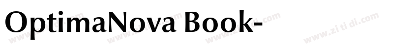 OptimaNova Book字体转换 OptimaNova Book字体转换